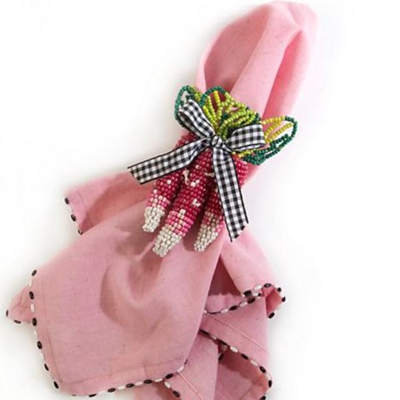 Mackenzie-Childs- Radish Napkin Ring - Picture 3 of 3
